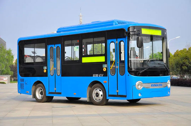 41 unidades de minibuses eléctricos Ankai G6 llegan a Guangzhou para operar