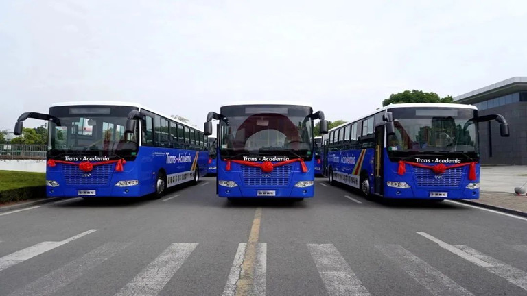 120 unidades de autobuses Ankai llegan a Congo-Kinshasa para la operación