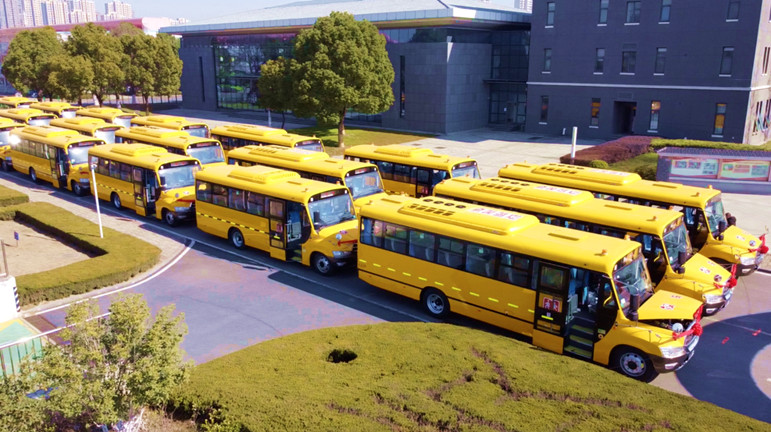 20 unidades de autobuses escolares Ankai S9 comenzarán a operar en Tianjin