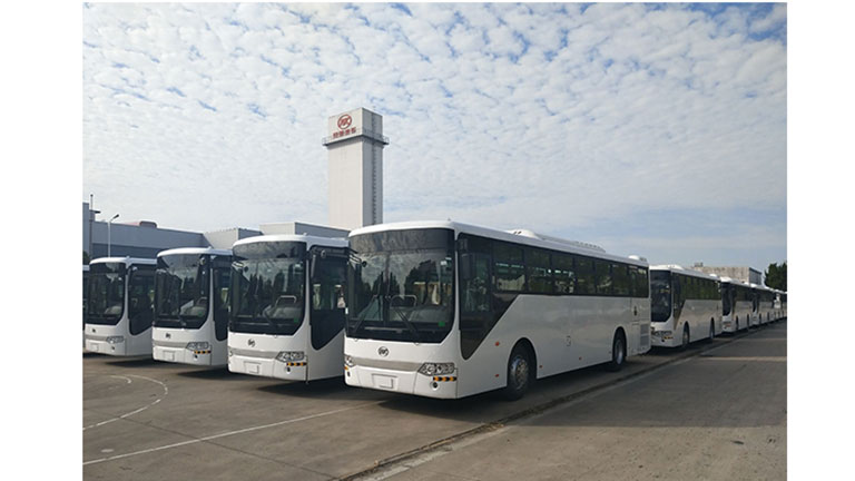 30 Ankai los autobuses van a arabia saudita para atender a los trabajadores locales