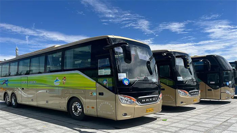 Los autobuses de Ankai comienzan a dar servicio a la 17.ª reunión deportiva provincial de Shaanxi
